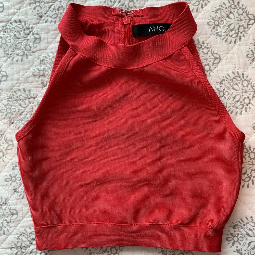 ANGL stretchy crop top
